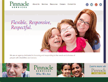 Tablet Screenshot of pinnacleservices.org